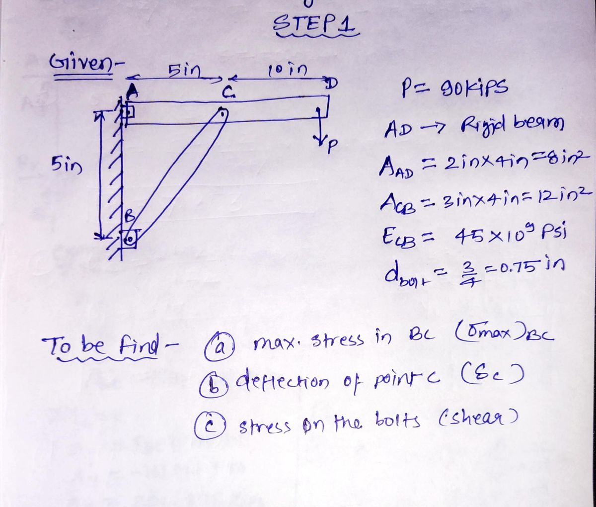 Mechanical Engineering homework question answer, step 1, image 1